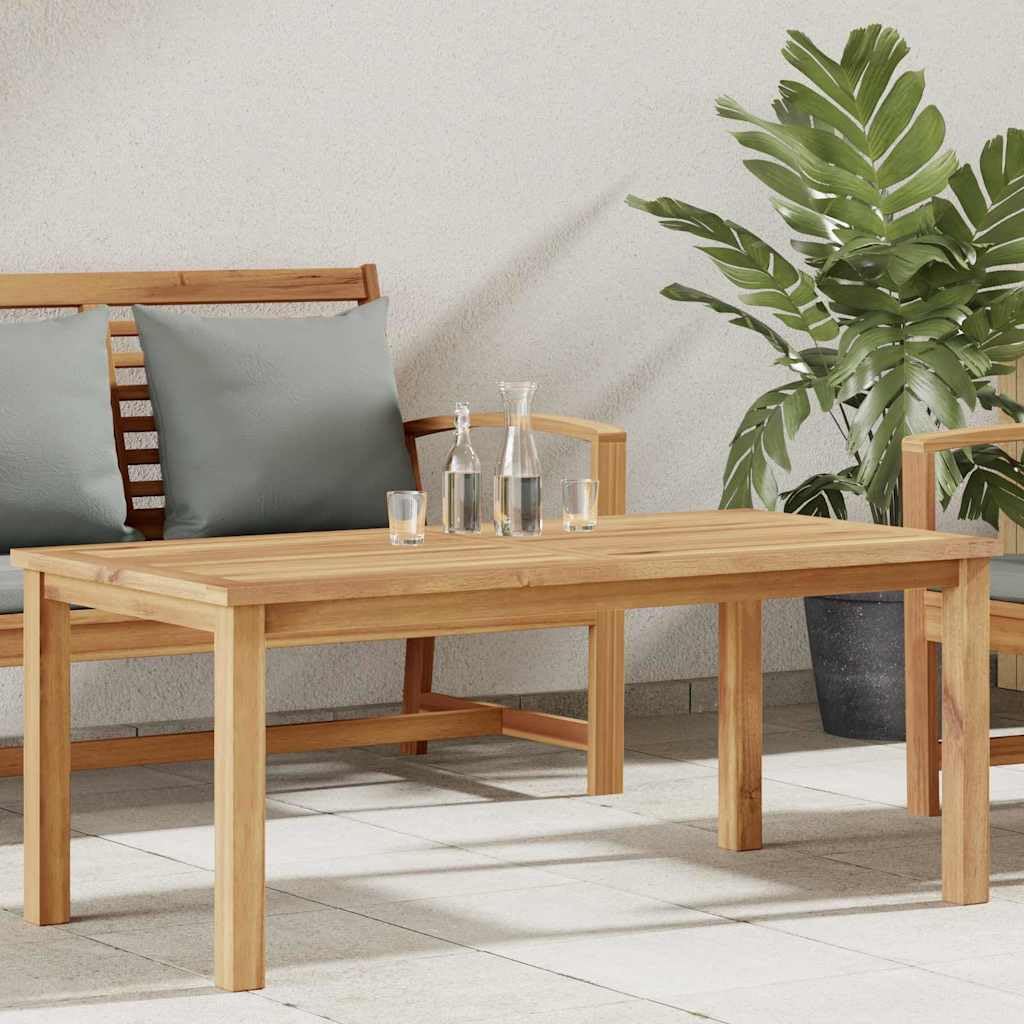 Modern Coffee Table, Patio Wood Side Tea Table, Brown 17.72 x 17.72 x 14.17 in Solid Teak Wood,-613
