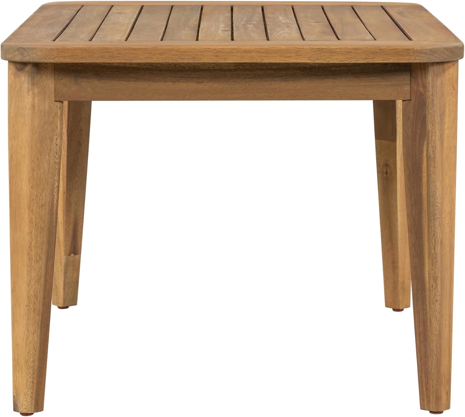 Christopher Knight Home Pula Patio Coffee Table, Acacia Wood Accent Table, Rectangluar End Table, Book Table, Slat Pannel Side Table, Outdoor Acacia Wood Table for Yard Garden Porch Balcony, Teak