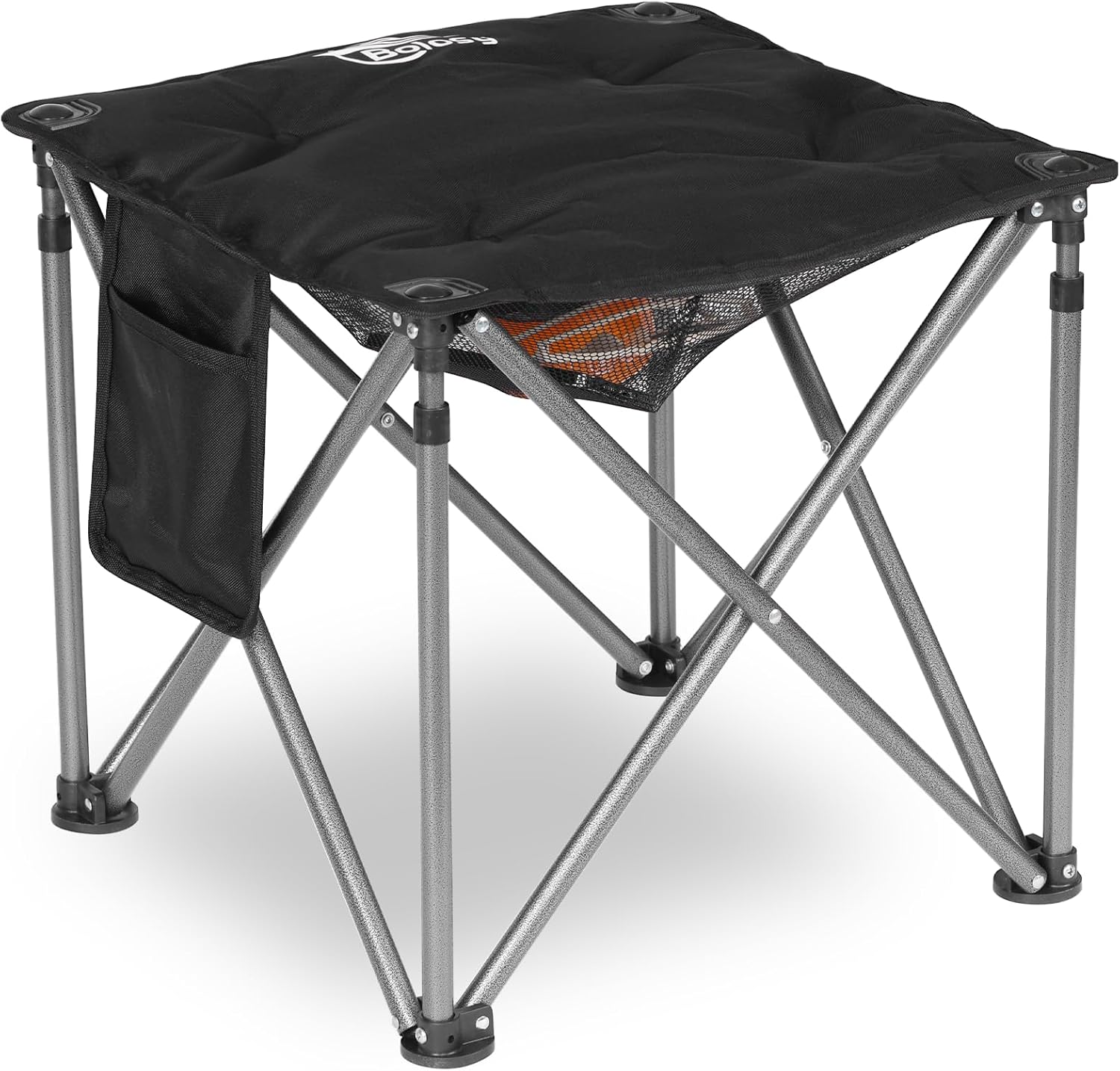 Bolosy Camping Stool Oversized Camping Foot Stool Ottoman Heavy Duty Camp Stool Padded Camping Chair Foot Rest Foldable Footrest