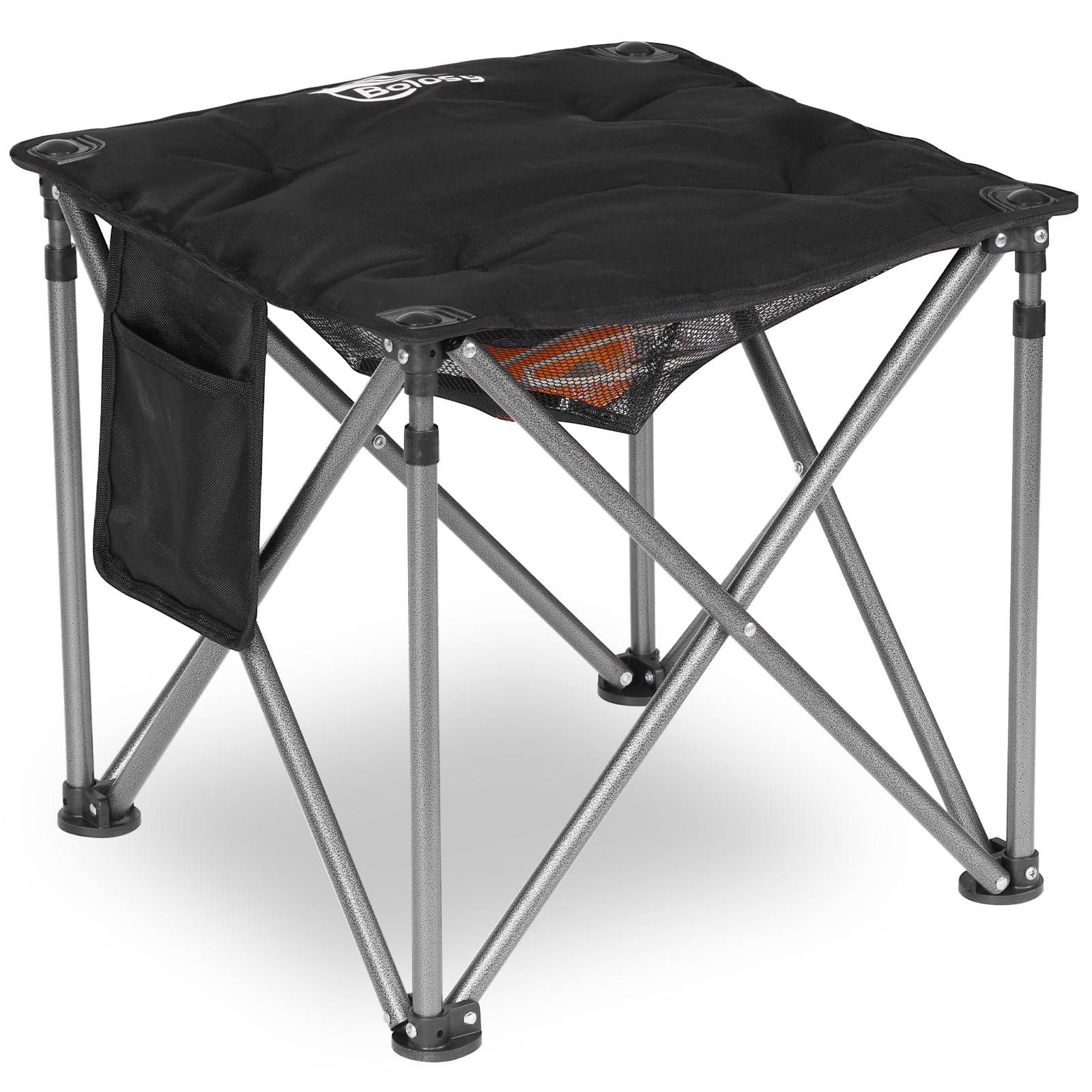 Bolosy Camping Stool Oversized Camping Foot Stool Ottoman Heavy Duty Camp Stool Padded Camping Chair Foot Rest Foldable Footrest
