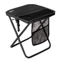 CAMDOOR Portable Collapsible Stool, 16″Folding Stool with 3 Side Pockets and Shoulder Strap, Extra Large Camping Chair Supports 400 lbs, Ultralight Portable Seat for Outdoor, Hiking, Fishing (Green)