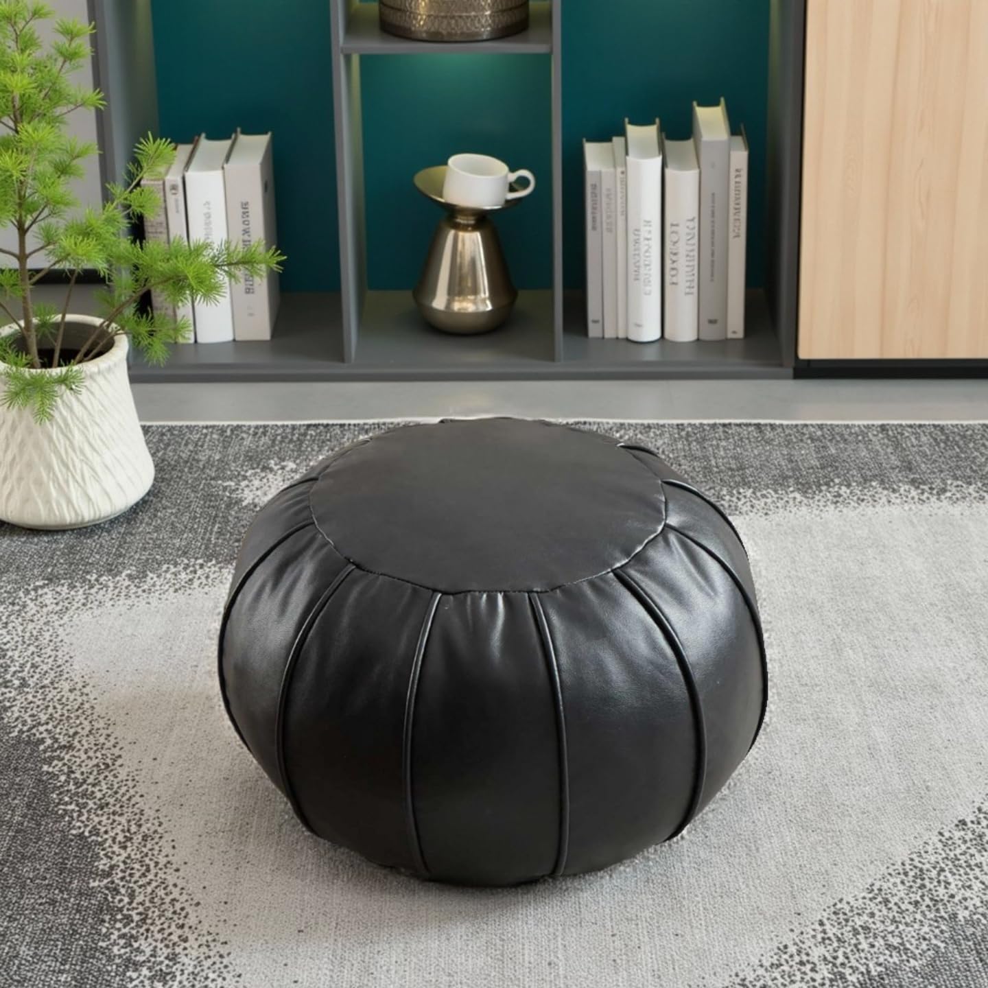 Waterproof Ottoman Cover for Storage, Camping & Travel