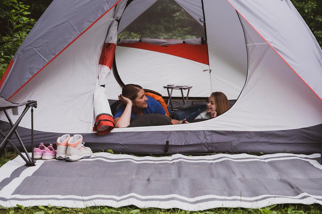ALPS Mountaineering Sidekick Portable Stool or Side Table – Ultra Lightweight 2 lb Folding Camp Furniture with 200 lb Capacity, Aluminum Frame & Compact Carry-Bag for Camping, Tailgating, RV & Patio
