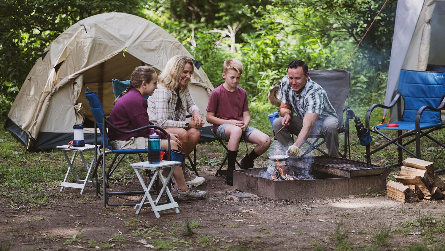 ALPS Mountaineering Sidekick Portable Stool or Side Table – Ultra Lightweight 2 lb Folding Camp Furniture with 200 lb Capacity, Aluminum Frame & Compact Carry-Bag for Camping, Tailgating, RV & Patio