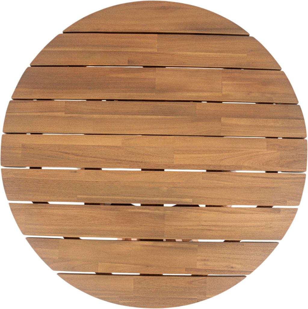 Light Teak Wooden Outdoor Table for Patio & Backyard
