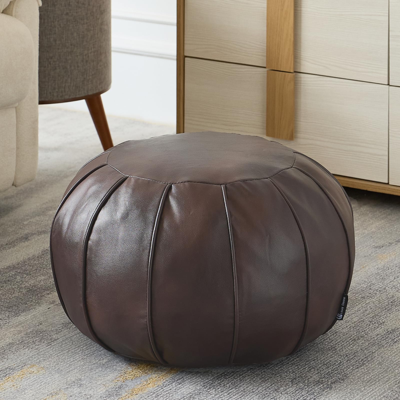 Waterproof Ottoman Cover for Storage, Camping & Travel