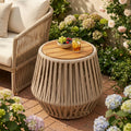 Weather-Resistant Outdoor Side Table for Patio, Deck and Balcony