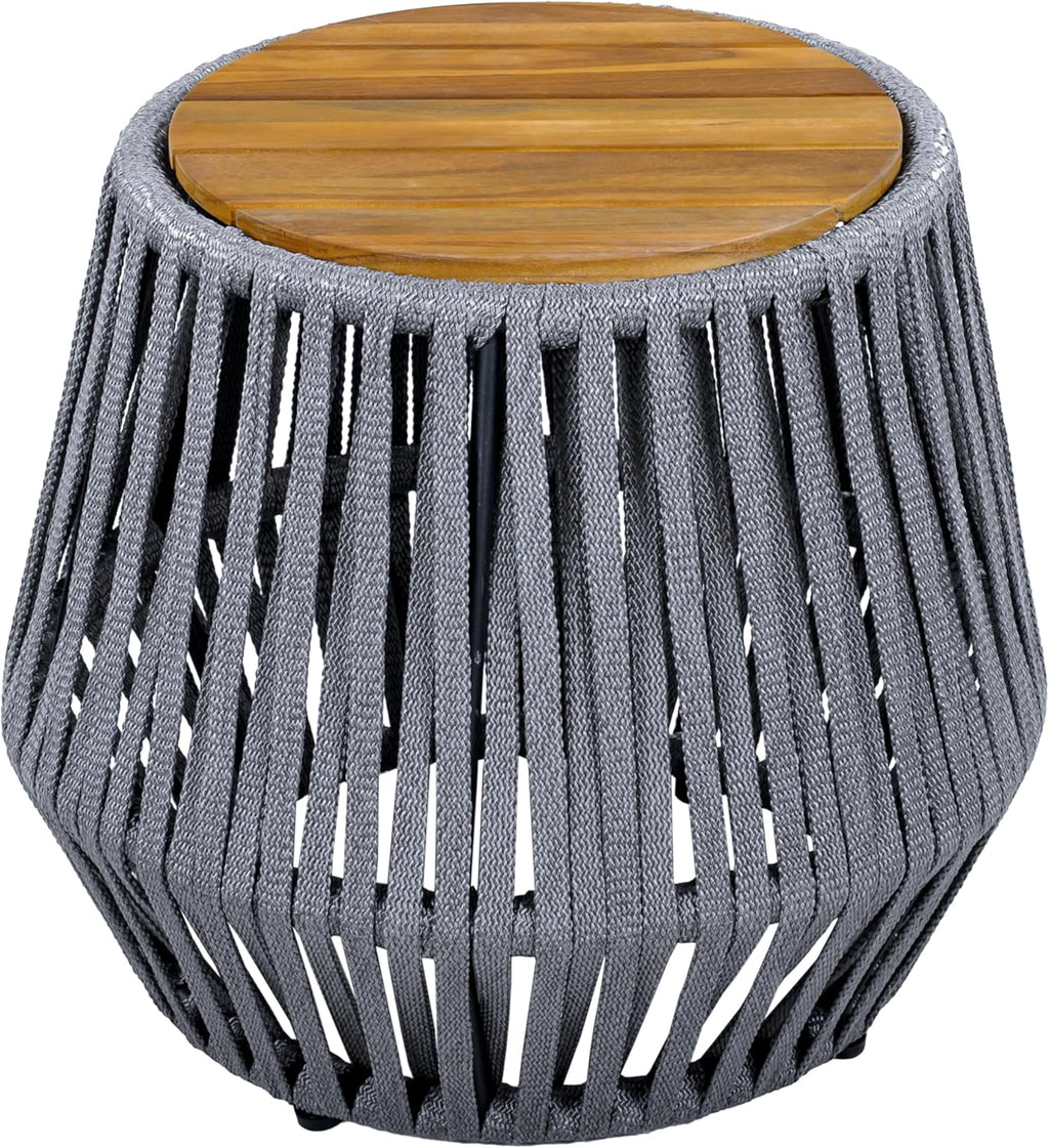 Weather-Resistant Outdoor Side Table for Patio, Deck and Balcony